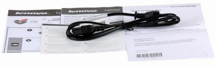 Адаптер Lenovo 90 Вт Ultraslim AC/DC Combo - шнур питания