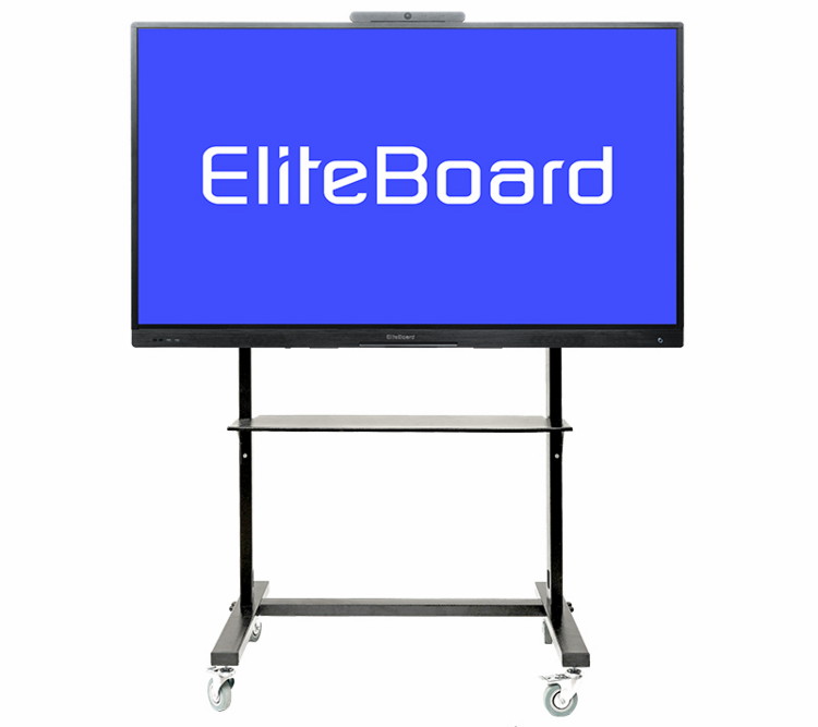 Интерактивная панель  EliteBoard LA-75UL1IB5 - вид на подставке