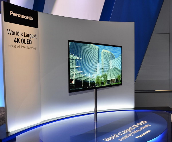 Panasonic разработала 56-дюймовую OLED панель с разрешением 8294 тысяч пикселей (4K2K)