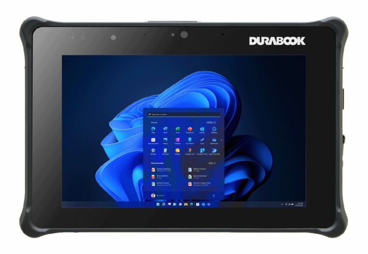 Защищенный планшет Durabook R8 - вид спереди