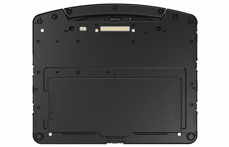 Защищенный ноутбук с отделяемым дисплеем Panasonic Toughbook CF-20 - вид сзади планшета