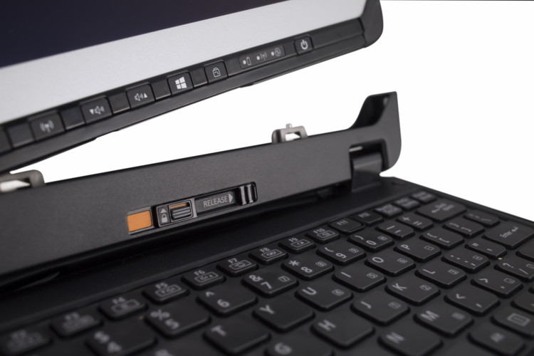 Защищенный ноутбук с отделяемым дисплеем Panasonic Toughbook CF-20- защелки дисплея