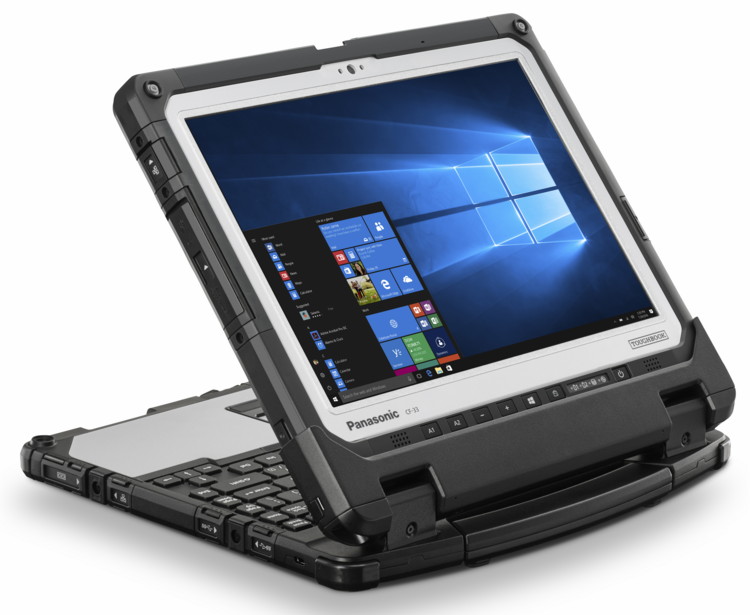 Защищенный ноутбук с отделяемым дисплеем Panasonic Toughbook CF-33 - дисплей как планшет