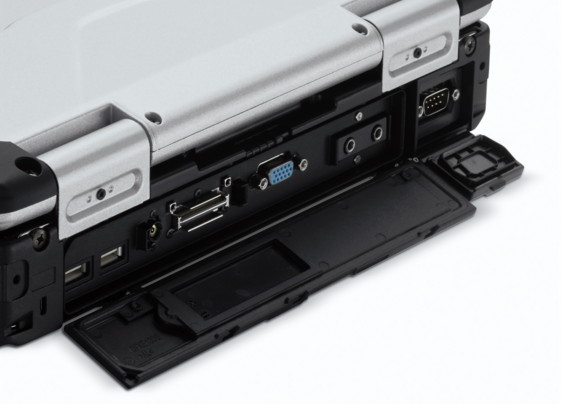 Защищенный ноутбук Panasonic Toughbook CF-31 - порты сзади