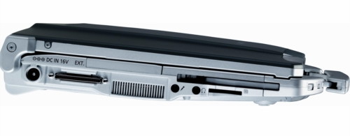 Защищенный бизнес ноутбук с дисплеем 14,1 дюйма Panasonic Toughbook CF-F9 - порты слева