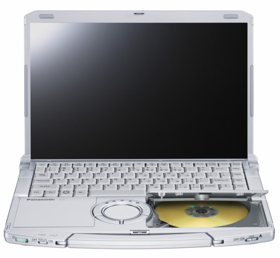 Защищенный бизнес ноутбук с дисплеем 14,1 дюйма Panasonic Toughbook CF-F9 - вид спереди