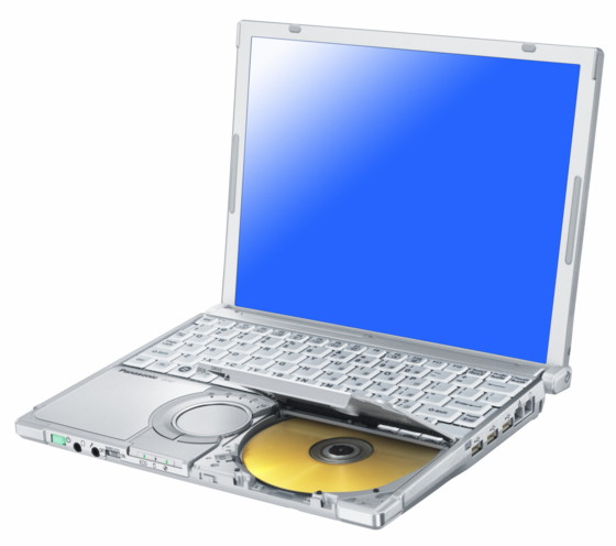      12,1  Panasonic Toughbook CF-W8 - DVD-