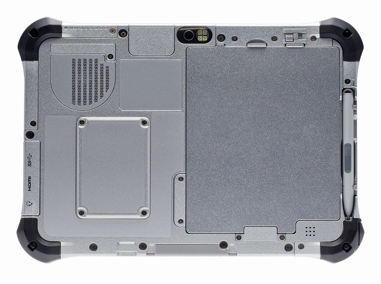 Полностью защищенный планшет Panasonic Toughpad FZ-G1 - вид снизу