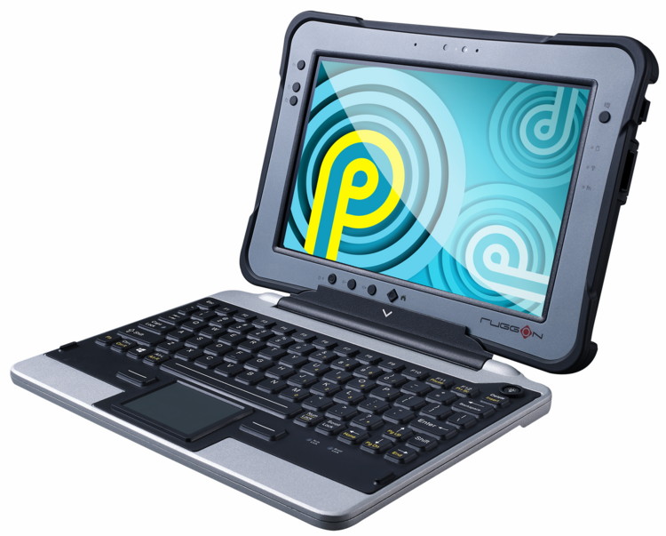 Защищенный планшет RuggON PA-501 - вид с клавиатурой