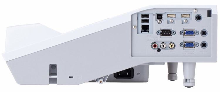 Проектор Hitachi CP-AW2505 / CP-AW3505 / CP-AX2504 / CP-AX2505 / CP-AX3005 / CP-AX3505 / CP-TW2505 / CP-TW3005 - вид сбоку