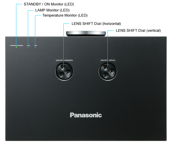 Проектор Panasonic PT-AE3000E - вид  сверху
