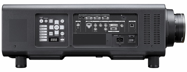 Проектор Panasonic PT-DZ16KE - панель соединений