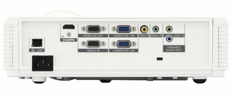 Проектор Panasonic PT-LW271E / PT-LW321E / PT-LX271E / PT-LX321E / PT-LX351E - вид сзади