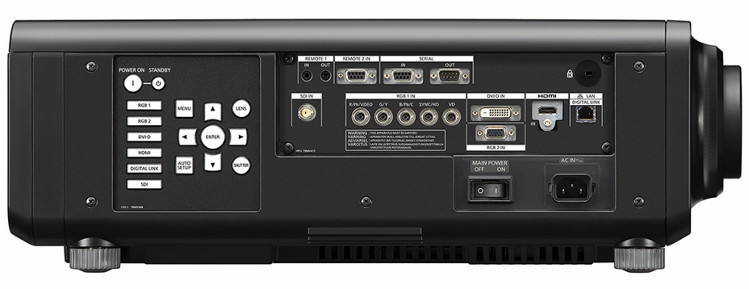 Проектор Panasonic PT-RZ970  - панель управления