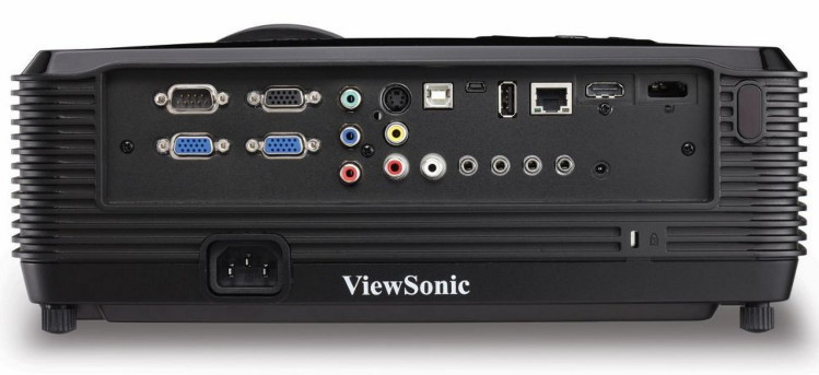 Проектор ViewSonic Pro8450w - вид сзади