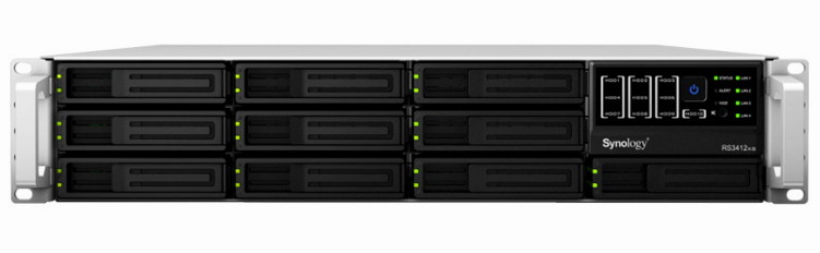  10-      Rack  2U Synology Rack Station  RS3412xs -  