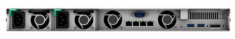  4-     19 / 1U Synology Rack Station  RS818RP+ -  