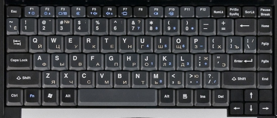 Защищенный  ноутбук Panasonic CF-30 - клавиатура