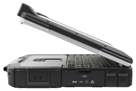 Защищенный  ноутбук Panasonic CF-30 - вид сбоку слева