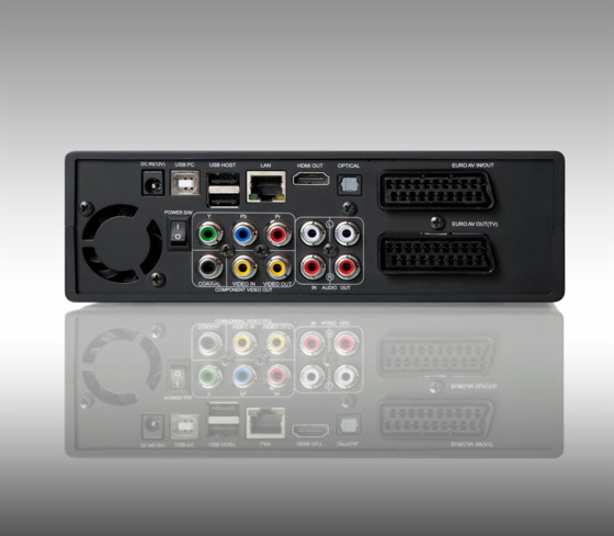 Медиаплеер c поддержкой Full-HD V[duck] E311 / E311s - вид сзади